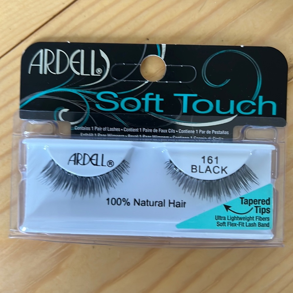 NWT Ardell Natural Lashes 161 Black